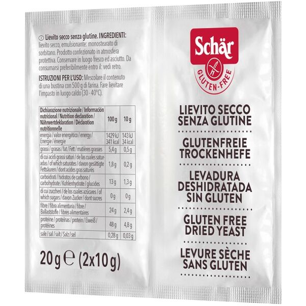 dr.schar spa schar lievito secco 2x10g