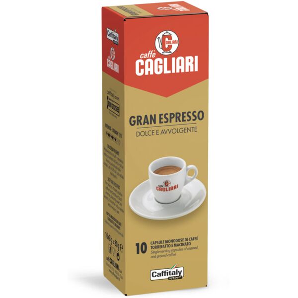 cagliari caffè grand espresso confezione 10 capsule