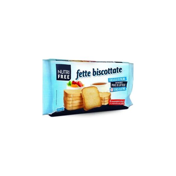 nutrifree nutri free fette biscottate friabili senza glutine 225 g