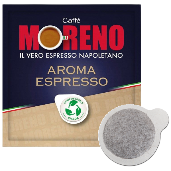 caffè moreno - espresso bar - box 50 cialde ese44 da 7g