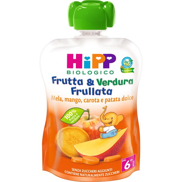 hipp bio frutta & verdura mela mango carota patata dolce 90 g