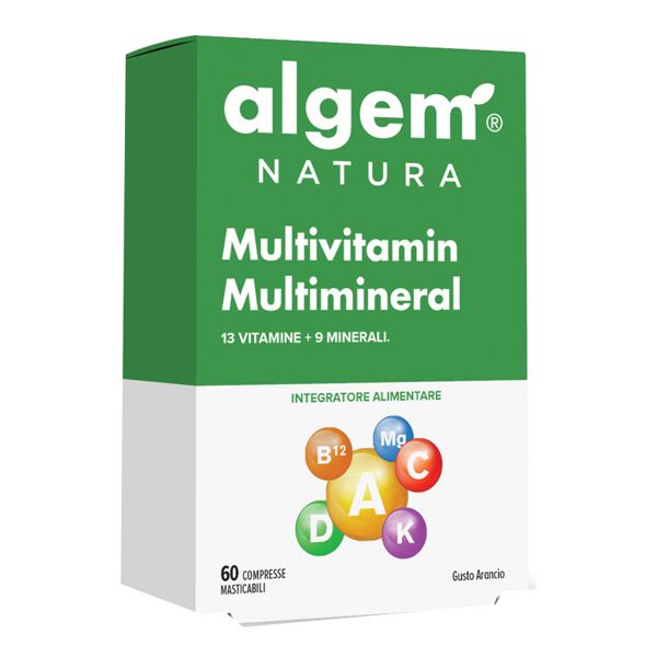 algem natura multivitamin multimineral 60 compresse masticabili