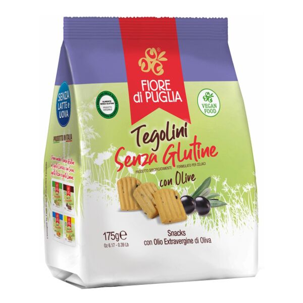 fiore di puglia srl fiore di puglia tegolini con olive 175 g