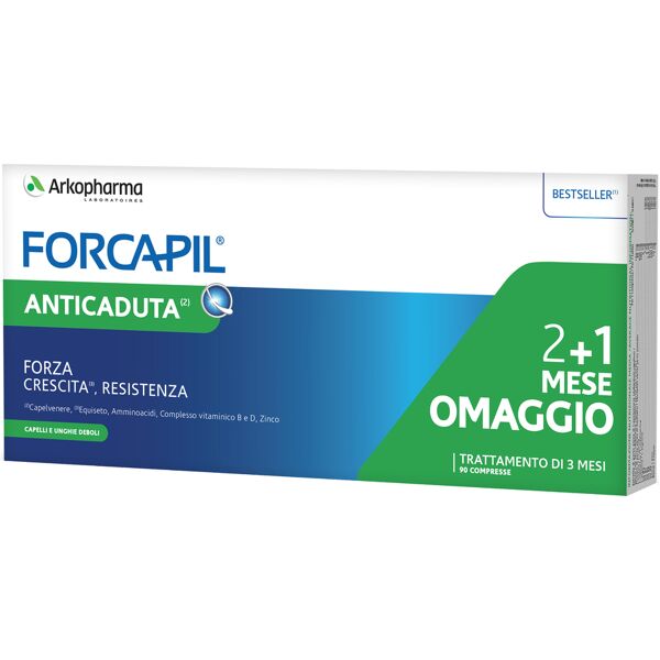 arkofarm forcapil pack anticaduta 3 pezzi da 30 compresse