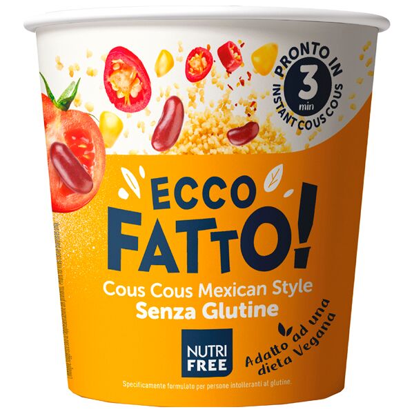 nutrifree ecco fatto cous cous mexican style 70 g