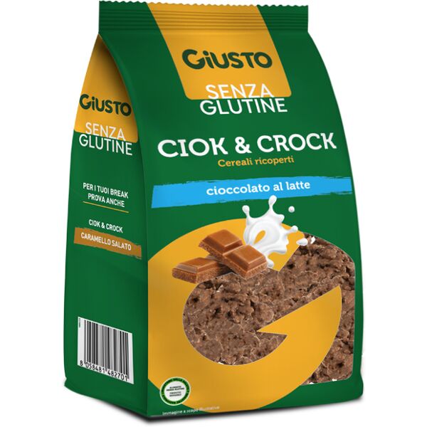 giusto senza glutine ciock & crock latte new 125 g