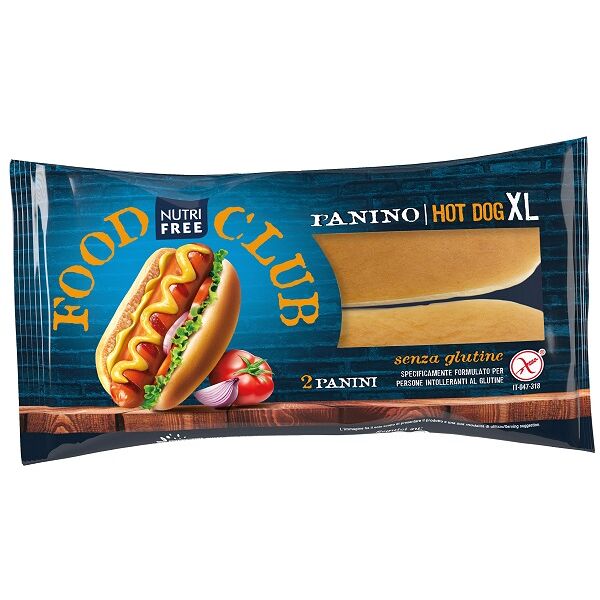 nutrifree panino hot dog xl 2 pezzi da 65 g