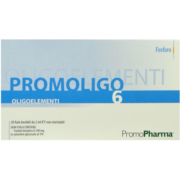 promopharma promoligo 6 fosforo 20 fiale da 2ml