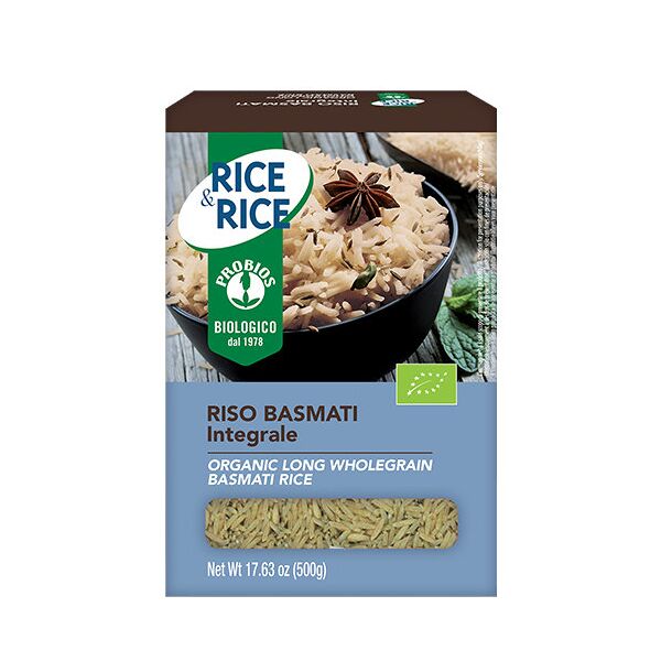 probios rice & rice - riso basmati integrale 500 grammi