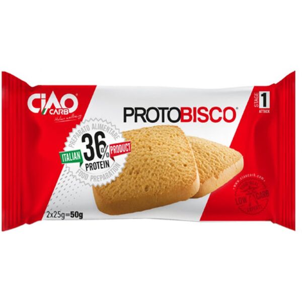 ciaocarb protobisco - stage 1 10 confezioni da 50 grammi arancia