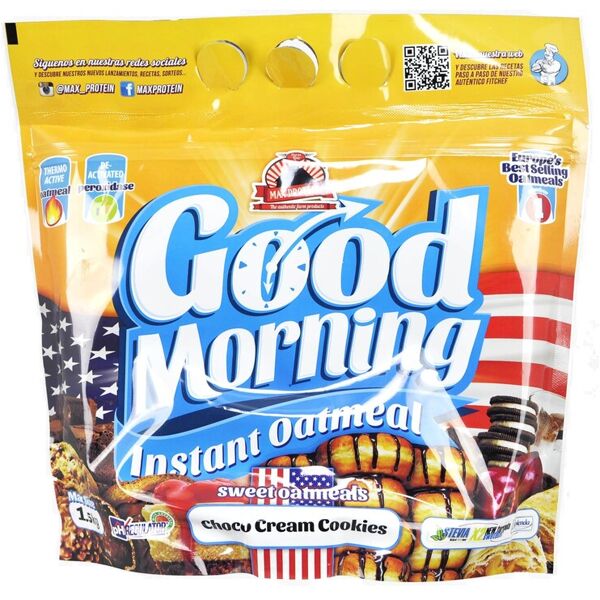 universal mcgregor max protein - good morning instant oatmeal 1500 grammi banana