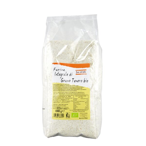 fior di loto farina integrale di grano tenero bio 1000 grammi
