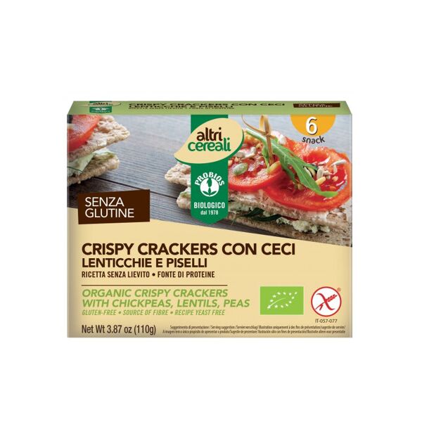 probios altri cereali - crispy crackers con ceci 110 grammi