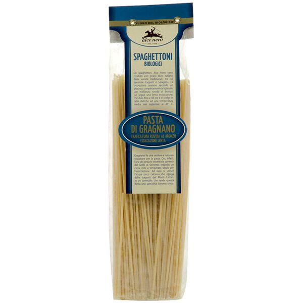 alce nero spaghettoni pasta di gragnano i.g.p. 500 grammi