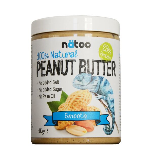 natoo 100% natural peanut butter smooth 1000 grammi