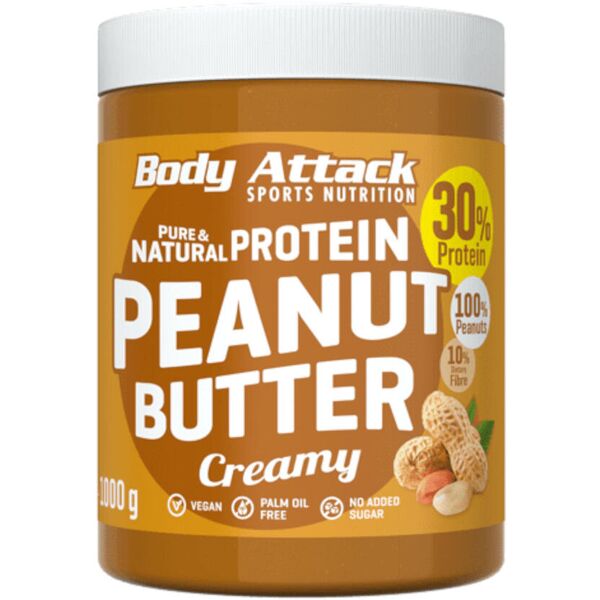 body attack peanut butter creamy 1000 grammi