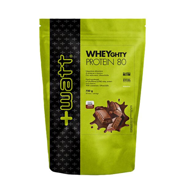 +watt wheyghty protein 80 750 grammi cocco