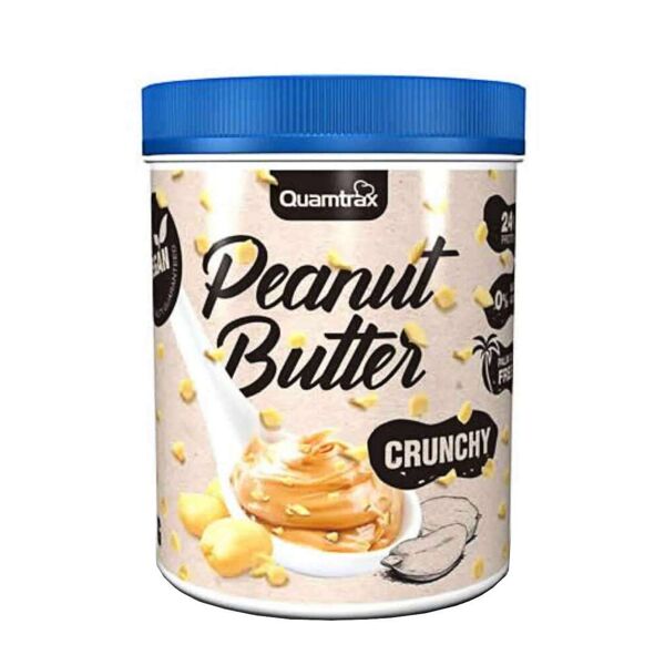 quamtrax nutrition peanut butter crunchy 500 grammi