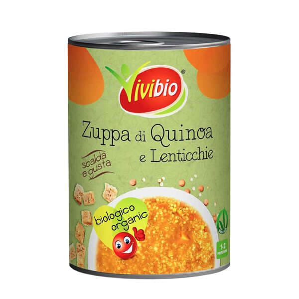 vivibio zuppa di quinoa e lenticchie 400 grammi