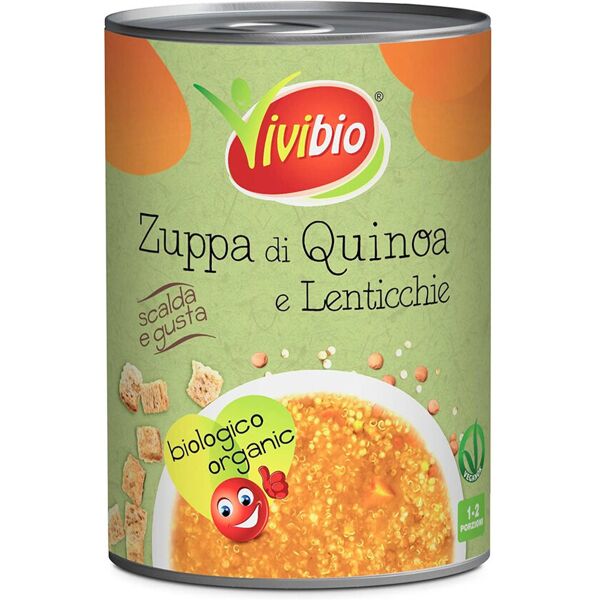 vivibio zuppa di lenticchie e verdure 400 grammi