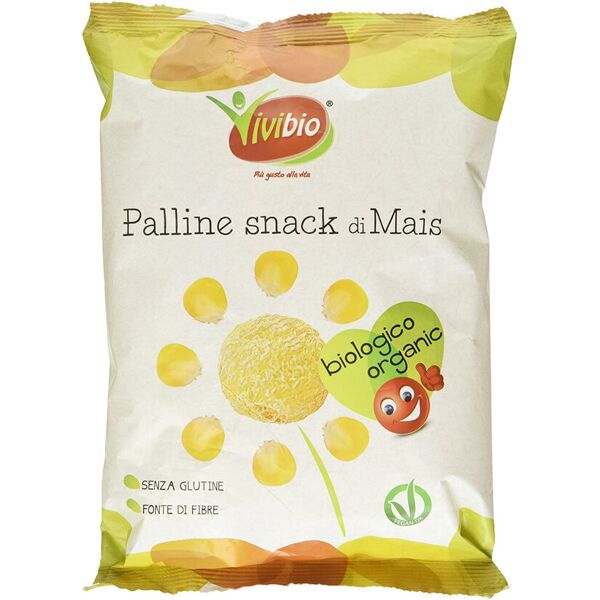 vivibio palline snack di mais 40 grammi