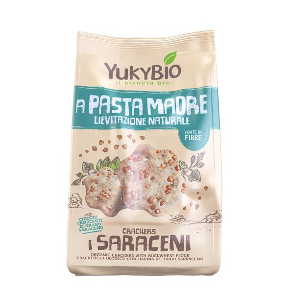 sotto le stelle yukybio a pasta madre - crackers i saraceni 250 grammi