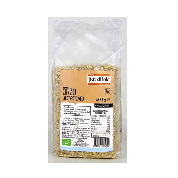 fior di loto cereali in chicchi - orzo bio decorticato 500 grammi