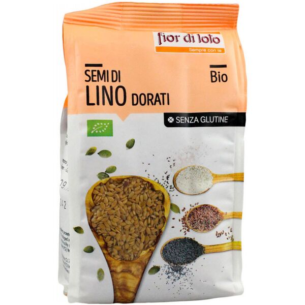 fior di loto semi di lino dorati bio 400 grammi