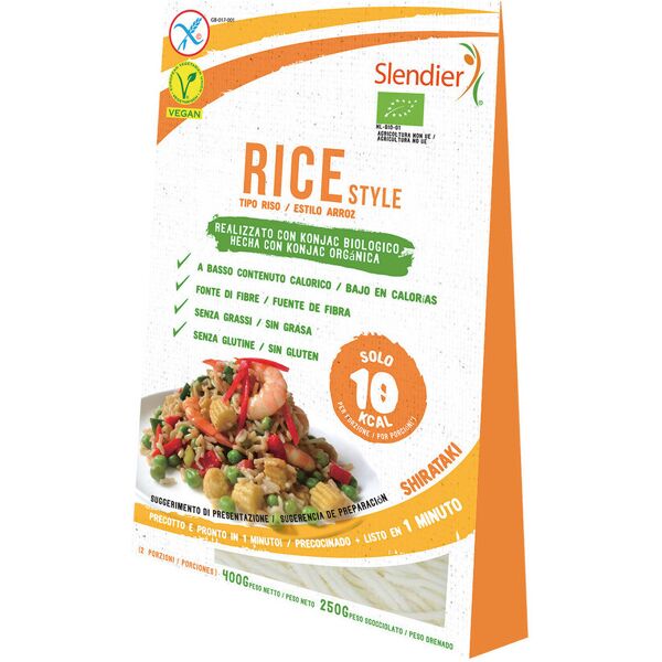 fior di loto slendier - rice style 400 grammi (sgocciolato 250g)