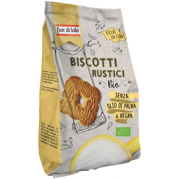 fior di loto biscotti rustici bio 350 grammi