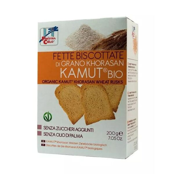 la finestra sul cielo buongiorno bio - fette biscottate di grano khorasan kamut 200 grammi