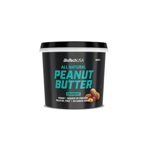 biotech usa peanut butter crunchy 1000 grammi