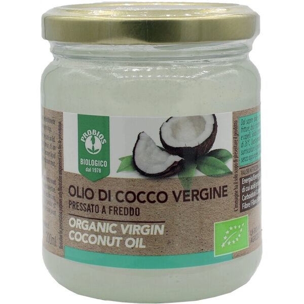 probios olio di cocco vergine 200 ml / 184 g