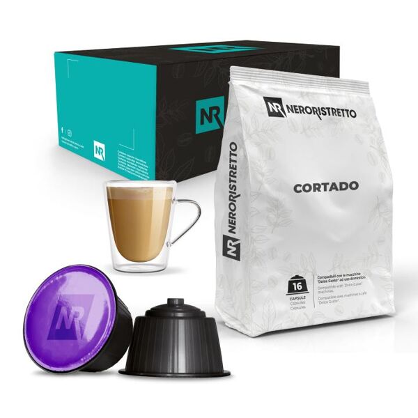 neroristretto 32 capsule compatibili dolce gusto®* cortado