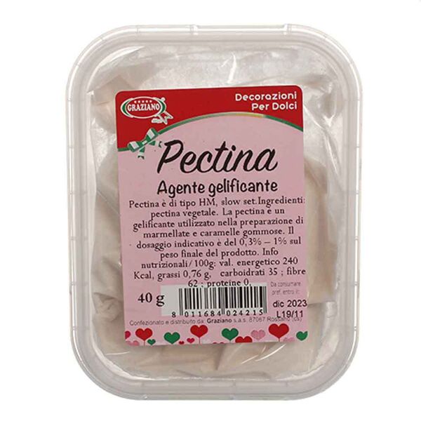 graziano pectina vegetale hm addensante in polvere 40 g