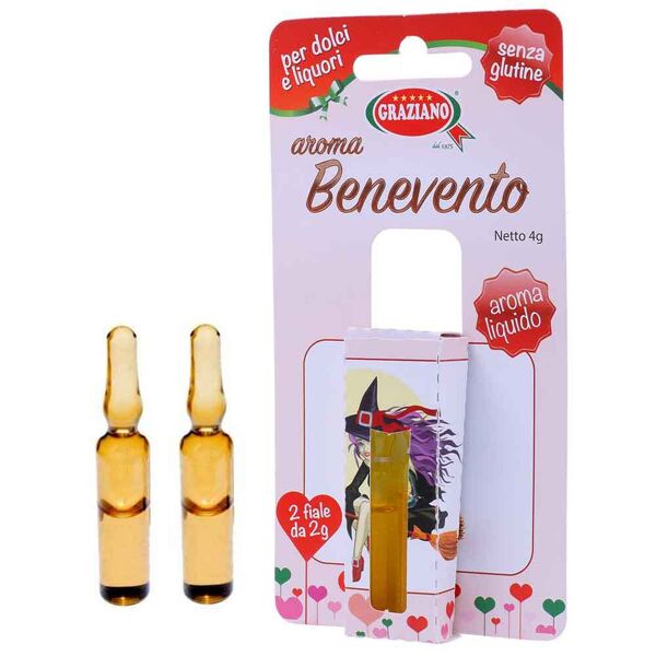 graziano aroma liquido per dolci gusto benevento 4g 2 fialette