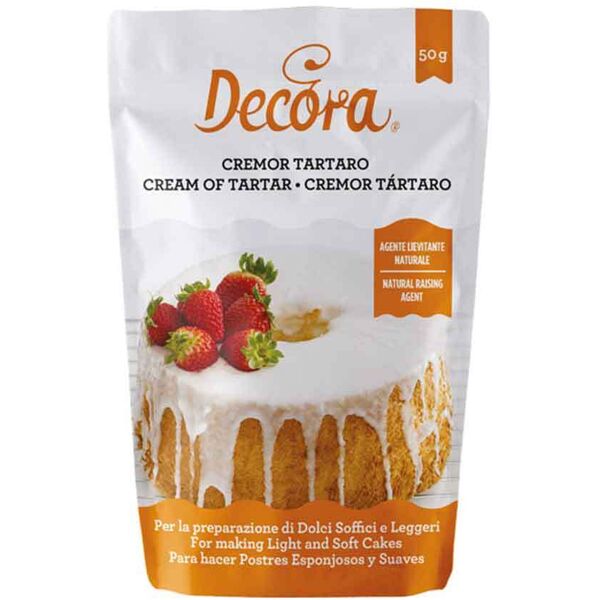 cremor tartaro agente lievitante naturale 50 g decora