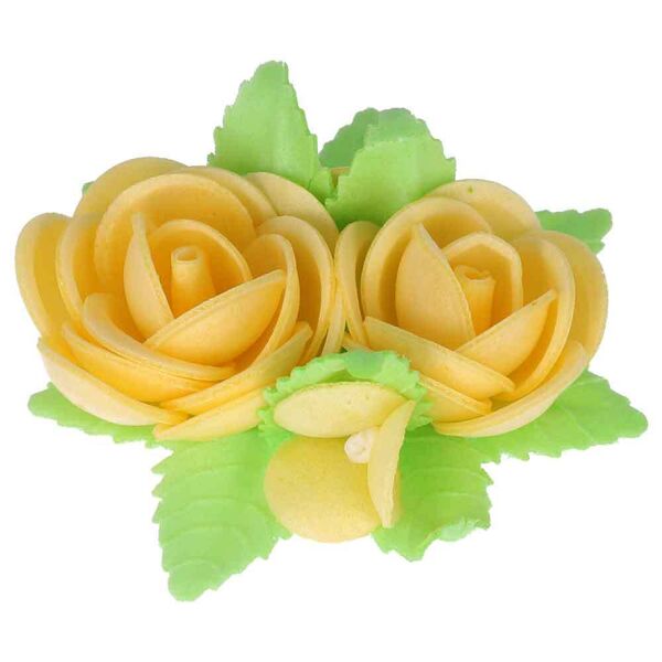 graziano bouquet di cialda fiori di ostia giallo per decorazione
