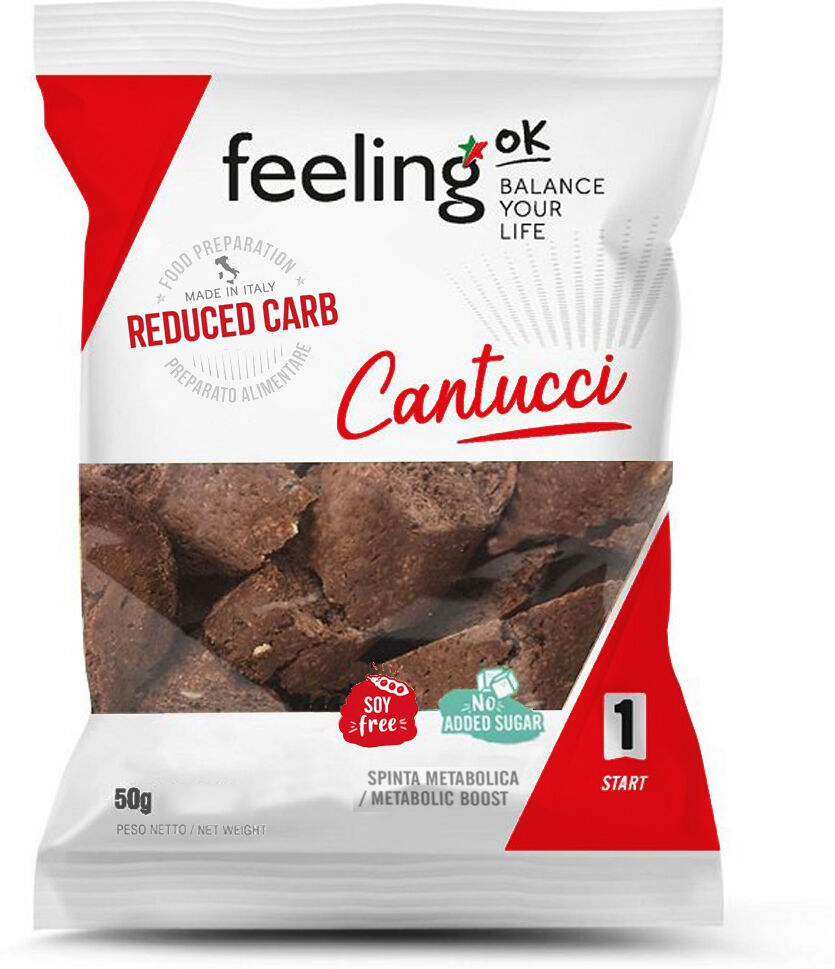 Feeling Ok Start Cantucci 50 Gr Cacao