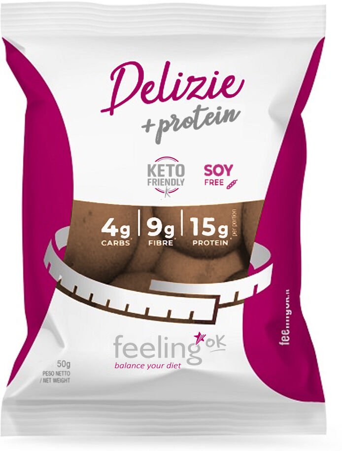 Feeling Ok Delizie + Protein 50 Gr Cacao