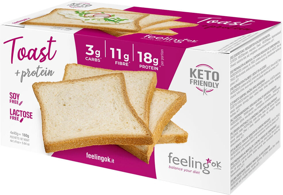 Feeling Ok Toast + Protein 160 Gr Naturale