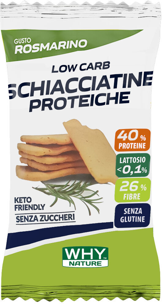 Why Nature Schiacciatine Proteiche 30 Gr Rosmarino