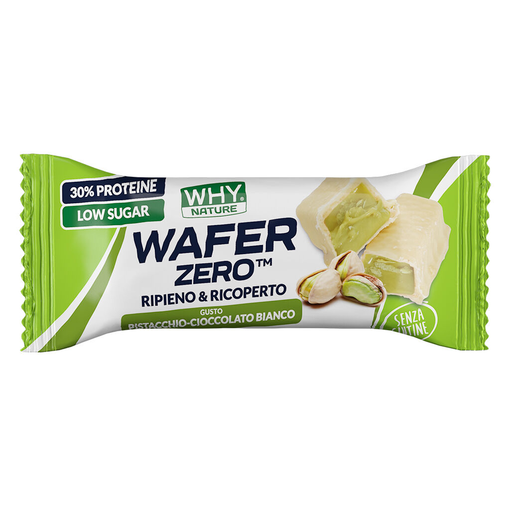 Why Nature Wafer Zero 35 Gr Pistacchio-Cioccolato Bianco