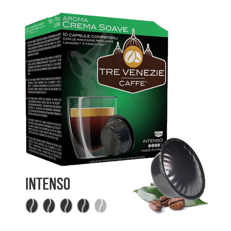 Caffè Tre Venezie 16 Capsule Crema Soave Compatibili Lavazza A Modo Mio