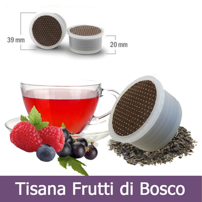 Caffè Kickkick 10 Tisana Ai Frutti Di Bosco Compatibili Lavazza Espresso Point