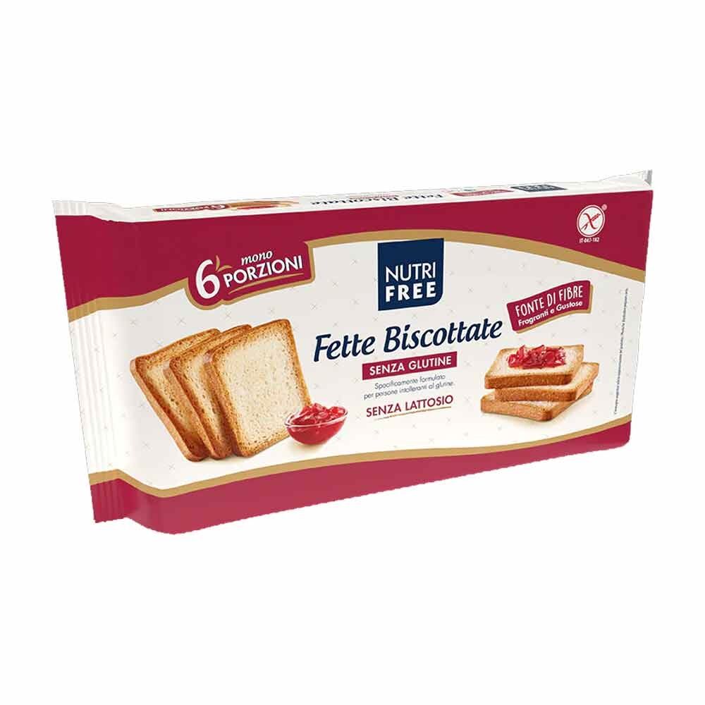 Nutrifree Fette Biscottate Senza Glutine 6 Monoporzioni