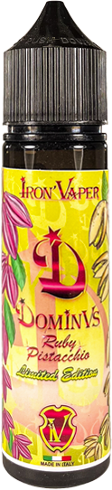 Iron Vaper Fine Stock - Dominus Ruby Pistacchio Liquido Shot 20ml Cioccolato Rosa Pistacchio