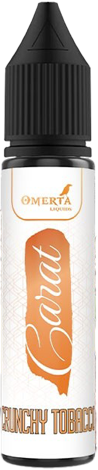 Omerta Liquids Crunchy Tobacco Carat Omerta Liquido Shot 20ml Tabacco Pistacchio Nocciola Crema