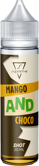 Suprem-e Mango And Choco Liquido Shot 20ml Mango Cioccolato Bianco Graham Cracker