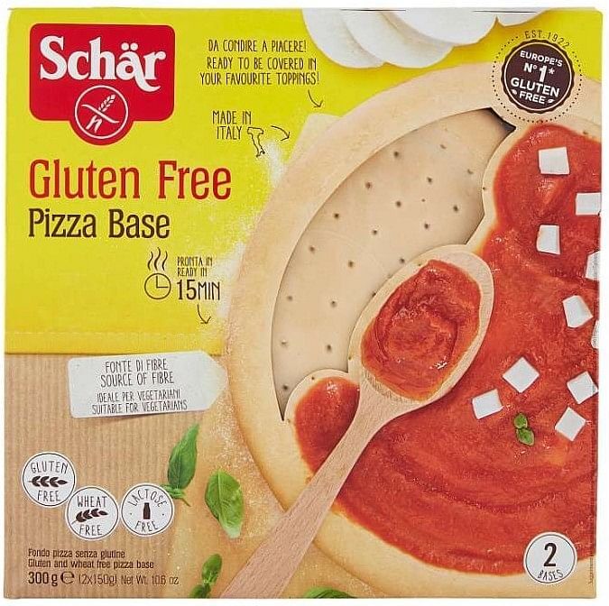 Schar Pizza Base Senza Lattosio 2 Pezzi Da 150 G